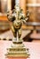 Old bronze statuette of hindu God Ganesha