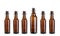 Old brown bottles