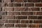 Old brown brick wall, background, texture. background for screensaver