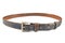 Old brown leather belt