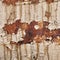 Old Brown Peeling Paint Stain On Vintage Metal Surface Background