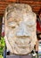 Old Buddha head ancient Lanna