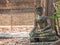 Old Buddha statue at Temple name Thai: Wat Umong, Chiang Mai, Thailand.Temple religion traditional Asian north