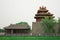 Old Buddhism Temple. Red Asian Pagoda Tower. Ancient Architecture Asian Temple