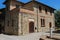 Old building in ancient Grazzano Visconti, Italy