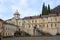 The old building and courtyard of the Christian New Athos Simon-Kananite Monastery in Abkhazia