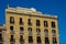 Old building facade ands balconies