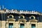 Old building facade and balconies Hotel Majestic