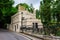 Old building at Highgate Cemetery in London