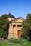 Old building of the Orthodox Church in Kherson Ukraine against the blue sky