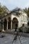 An old building on the premises of the Society for the Preservation of Ancient Monuments in Istanbul. Turkey