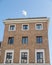 Old Building with Window Air Conditioners