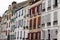 Old buildings in bask Bayonne town in basque country in France Aquitaine