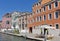 Old buildings and Cannaregio Canal in Venice, Italy.