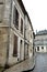 Old Buildings and Houses on Cobblestone Street