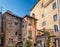 Old buildings in the jewish ghetto in Rome