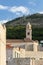 Old buildings and Mount Srd in Dubrovnik