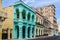 Old buildings in Paseo Marti in Havana, Cuba