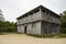 Old buildings in Plimoth plantation at Plymouth, MA