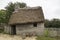 Old buildings in Plimoth plantation at Plymouth, MA