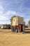 Old buildings preserve at ghost town, Robbers Roost ranch