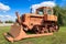 Old buldozer for general agricultural purpose, tractor type DT-75