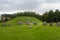 Old burial ground in Sweden with a formation of megaliths