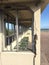 Old bus stop or beachside rest stop in Margate