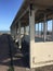 Old bus stop or beachside rest stop in Margate