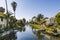 Old canals of Venice in California, beautiful living area