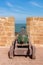 An Old Cannon on the Fortified City Walls of Essaouira Morocco