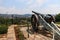 Old cannon in iSimangaliso Wetland Park in south africa