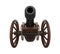 Old cannon isolated