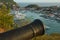 Old cannon on top of Gustavia Harbor, St. Barths