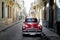 Old car in downtown backstreet Havana