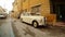 Old Car on Greek Street in Capital of Northern Cyprus