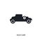 old car isolated icon. simple element illustration from luxury concept icons. old car editable logo sign symbol design on white