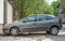 Old car renault Megane hatchback first generation parked