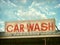 Old car wash sign