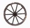 Old carriage wheel object