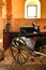 Old carriages in a house in Cordoba
