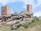 OLD CASTLE IN CAMPILLO DE DUENASS, SPAIN