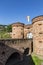 Old castle in medieval city of Buedingen