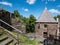 Old castle ruin in Elsterberg Saxony East Germany