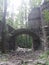 Old castle in the woods stone building forest deep summer vacation