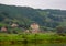 Old castles on the banks of the German river Elbe