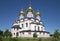 The old Cathedral of the Icon of the God Mother Iversky in the Svyatoozerskaya Valday Iversky monastery. Novgorod region
