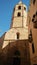 old cathedral tower view from alghero sardinia city centre