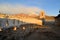 Old Catholic stone church in Sajama, Bolivia