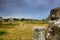 The old celts built this menhirs alignment in Carnac Brittany